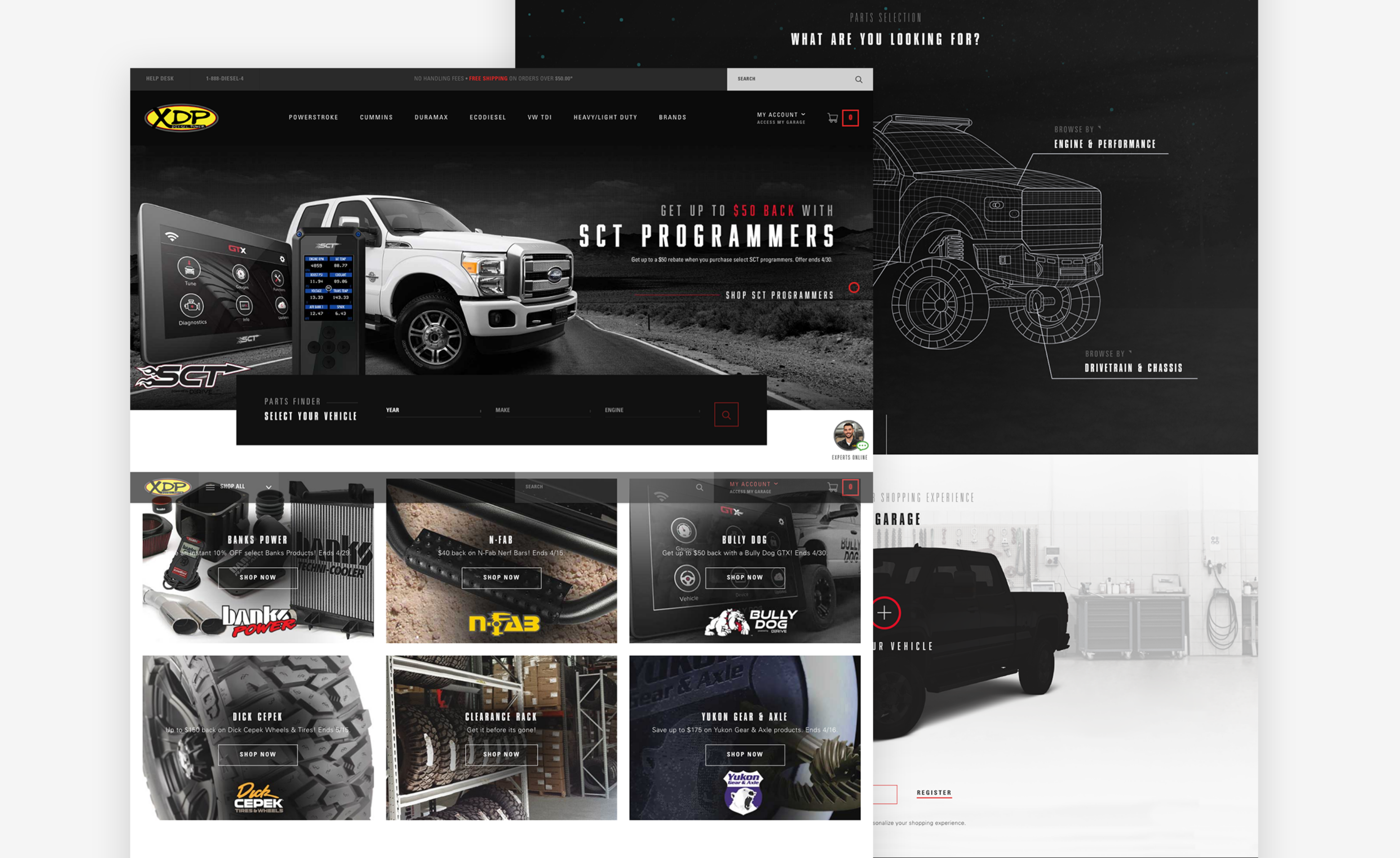 Image of Xtreme Diesel Performance website