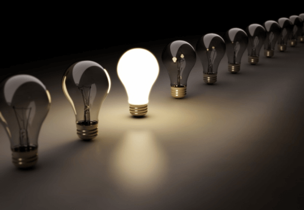 Photo of light bulbs
